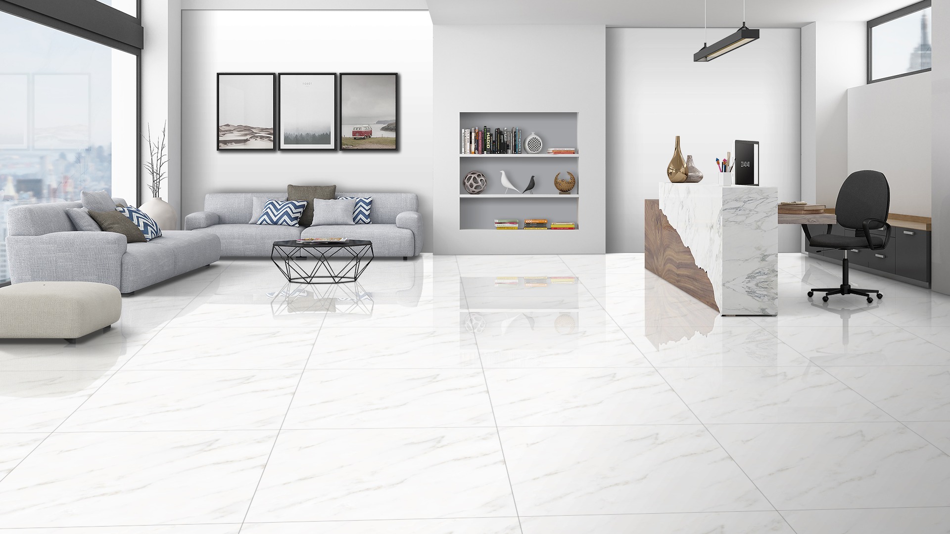 Madura White 60x60cm 2