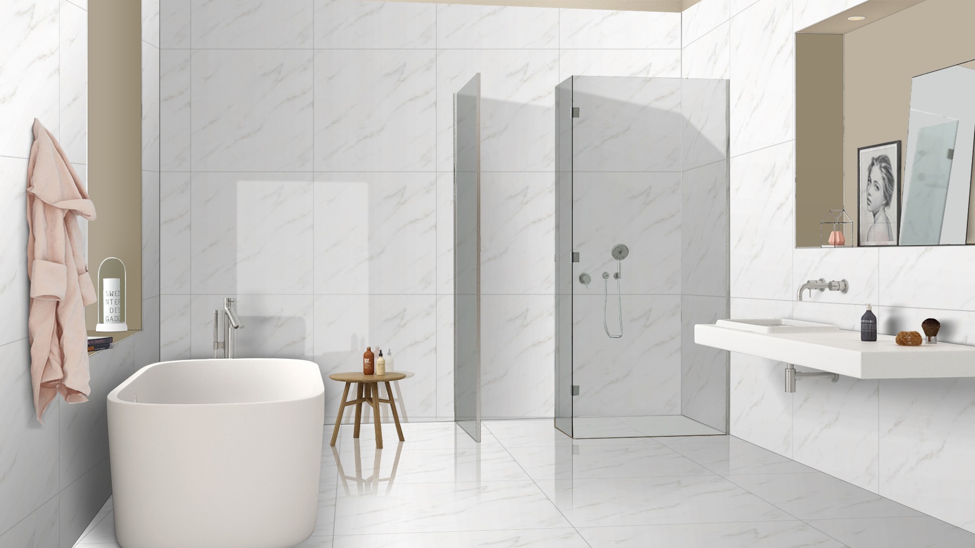 Madura White 60x60cm 10