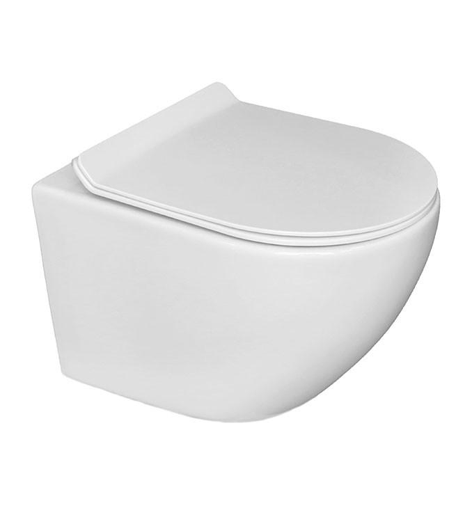 Konzolna šolja OPTIMO rimless sa duroplast soft close wc daskom