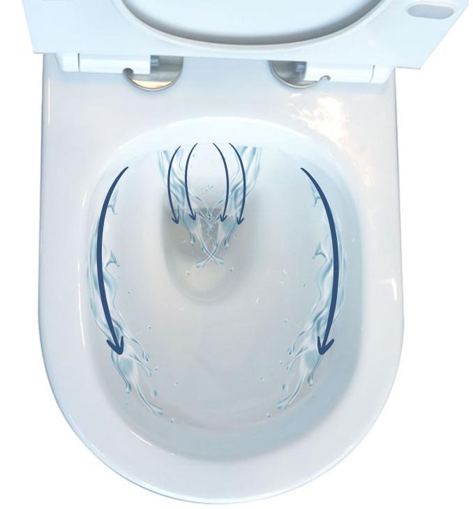 Konzolna šolja OPTIMO rimless sa duroplast soft close wc daskom 3