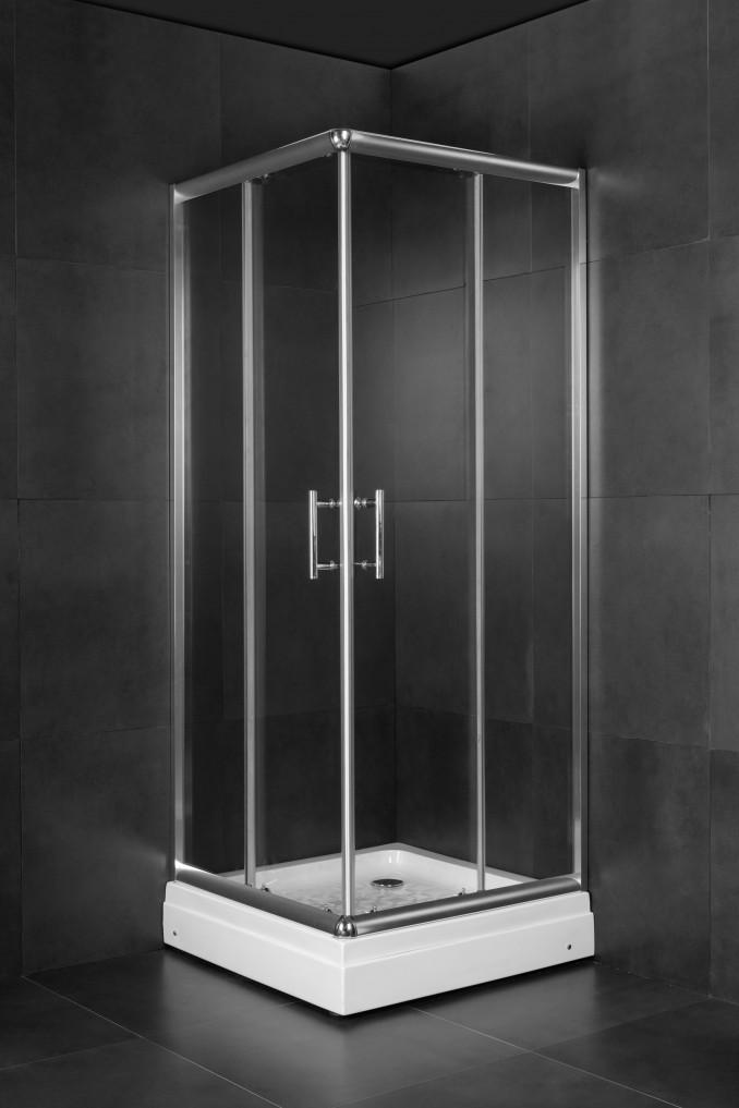 Tuš kabina kvadratna 90x90 5mm čisto staklo - JA 5192