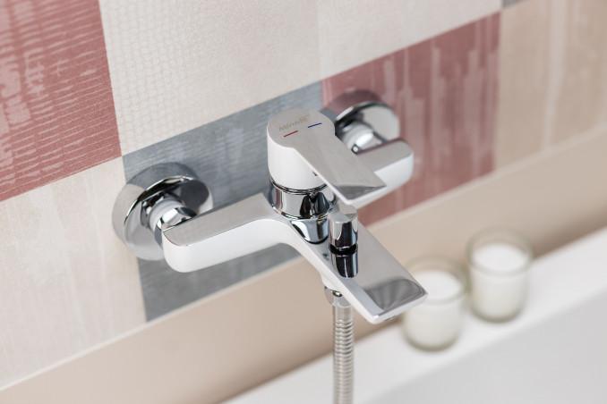 Baterija za kadu MINOTTI STELA bela / hrom 3