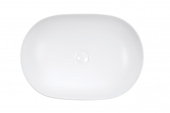Lavabo nadgradni MINOTTI 600x415x135 mat beli 3