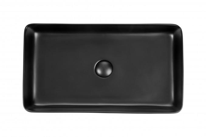 Lavabo nadgradni MINOTTI 605x355x115 mat crni 3