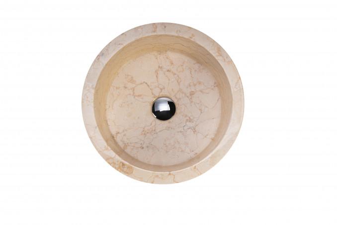 Lavabo nadgradni MINOTTI ODELISSE ROUGH fi400x150 mermerni 3