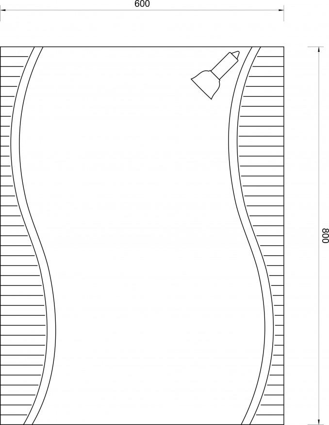 Ogledalo A 153 (60x80) 2