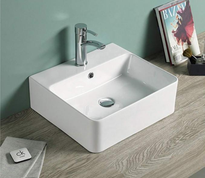Lavabo nadgradni MINOTTI 460x420x160 sa otvorom za slavinu 2