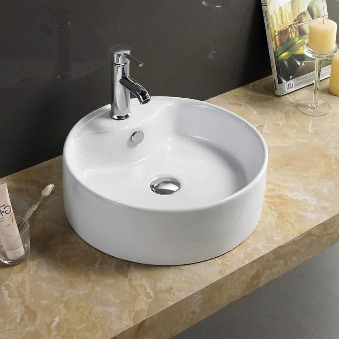 Lavabo nadgradni MINOTTI fi465x160 sa otvorom za slavinu 4
