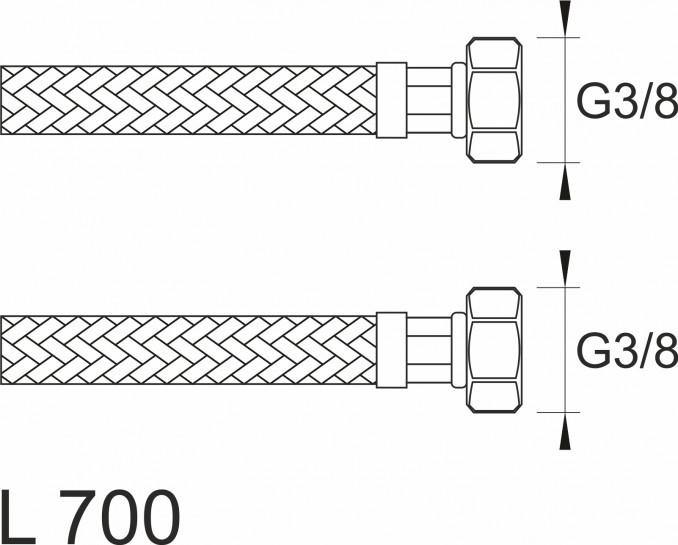 Brinoks crevo SBA FF3838 700 2