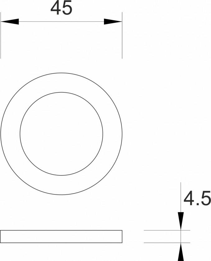 Prsten MINOTTI fi35 za bateriju metalni 2
