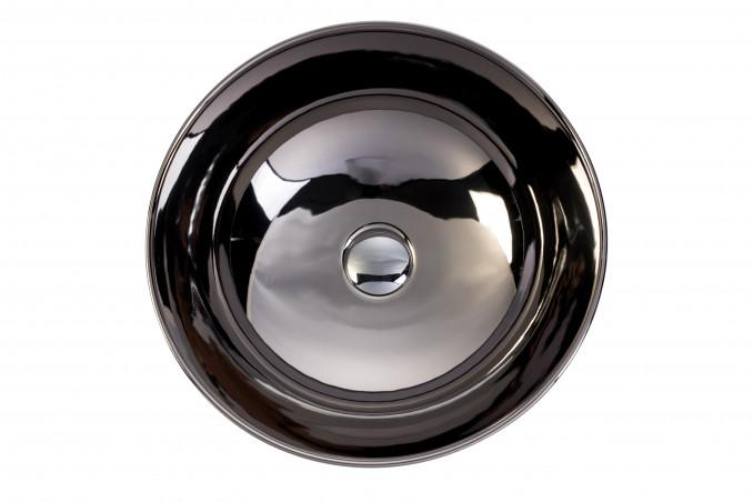 Lavabo nadgradni MINOTTI fi410x160 silver 2