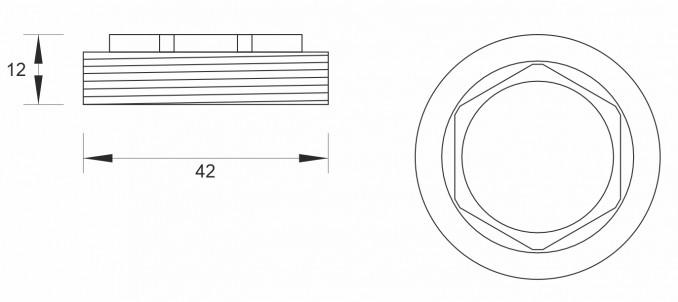 Navrtka mešača MINOTTI fi40mm 2
