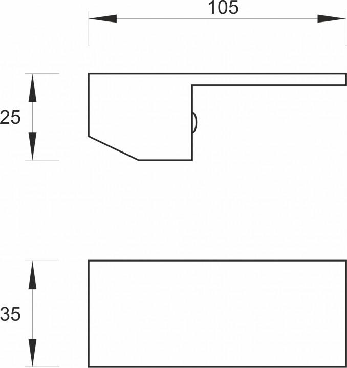 Ručica MINOTTI QUADRA 2