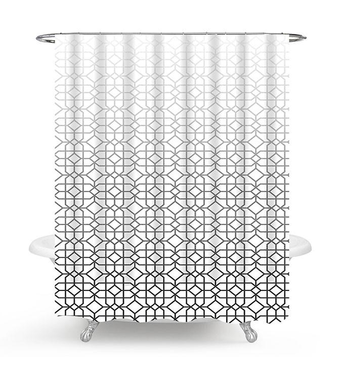 Kupatilski set MINOTTI VITRAŽ sa zavesom, čašom i dozerom 2