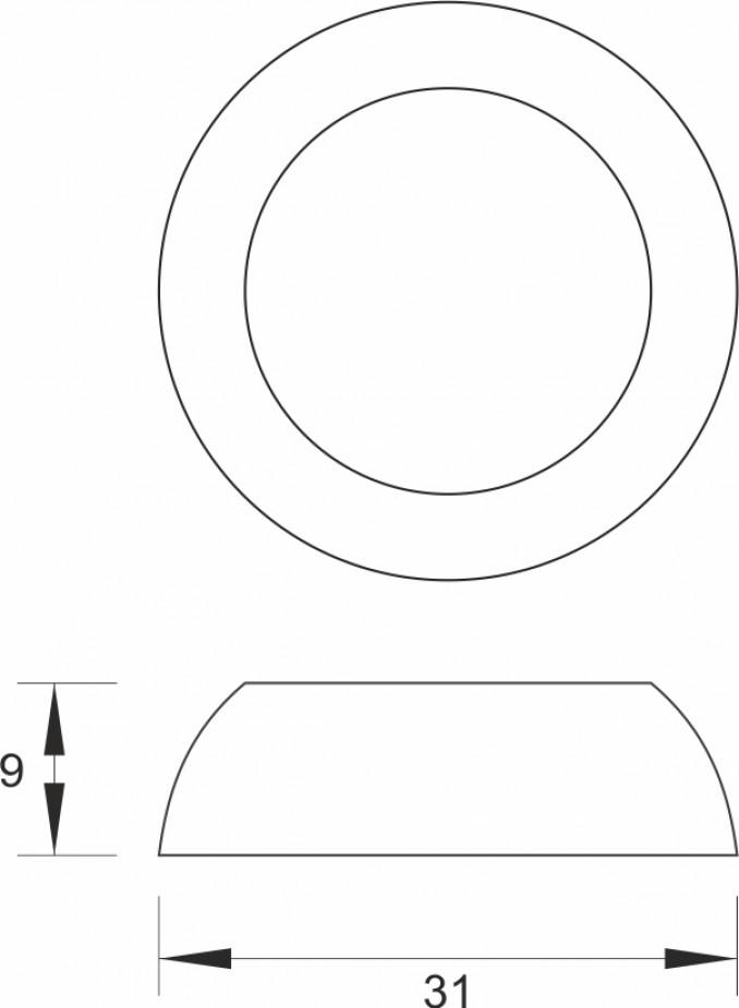 Ukrasna navrtka MINOTTI za mešač QUADRA 2