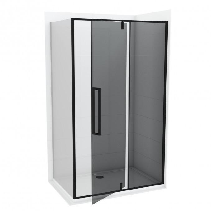 Stakleni paravan COPEN ABSOLUT BLACK 800x2000 dark staklo 6mm pivot i fiksno