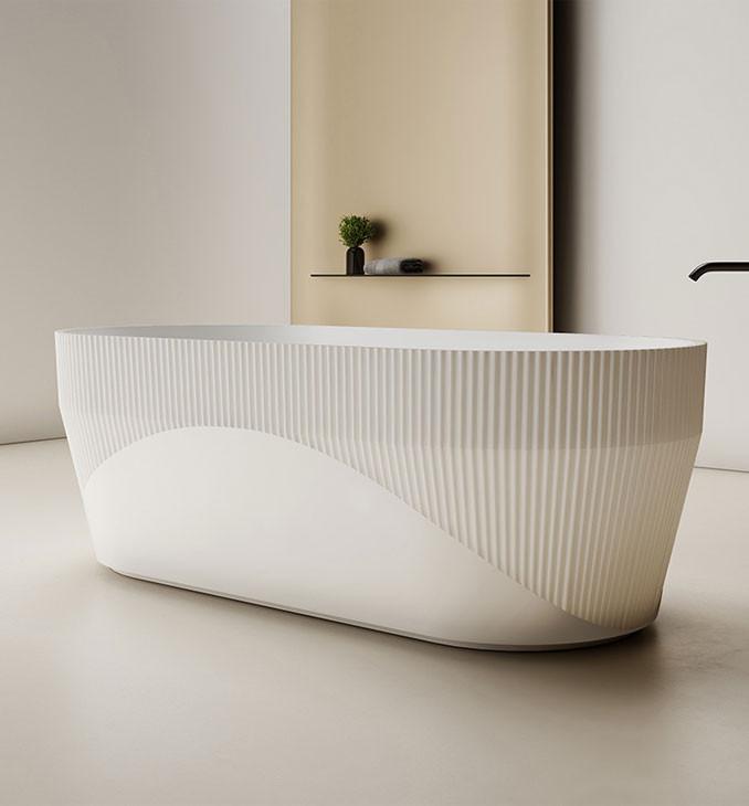 Kada samostojeća COPEN GINGER 1500x750x5800mm mat bela 4