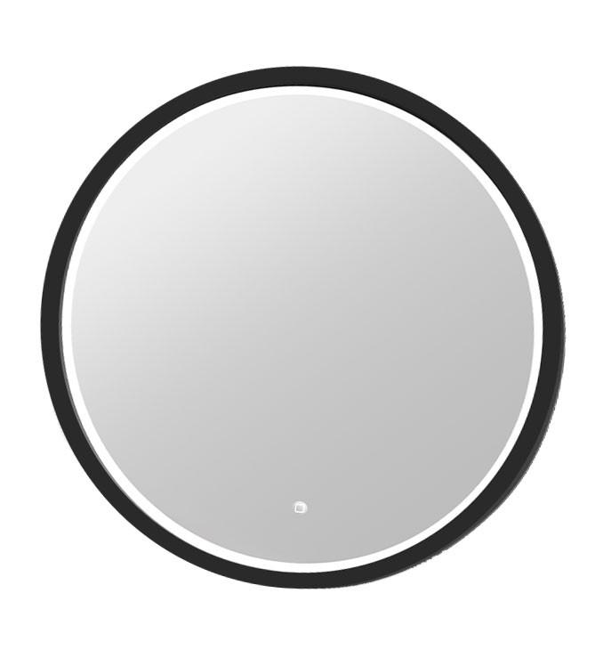 Ogledalo COPEN fi600 sa alu ramom 56,5mm LED mat crno