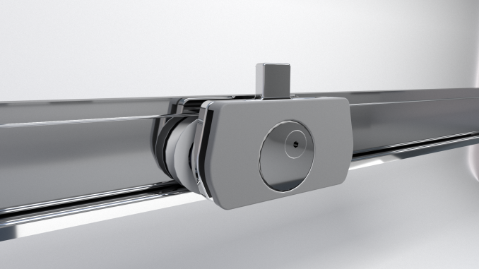 Stakleni paravan COPEN ALPHA 1200x2000 8mm staklo soft close 6