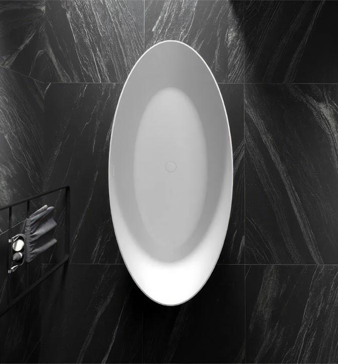 Kada samostojeća COPEN RITA 1700x800x580mm sjajna bela 5