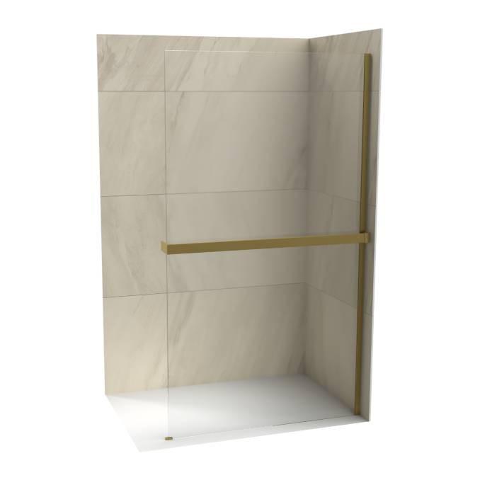 Walk-in COPEN MONTE SUPERIORE 1200x2000, 8mm staklo, polica i držač brušeno zlat