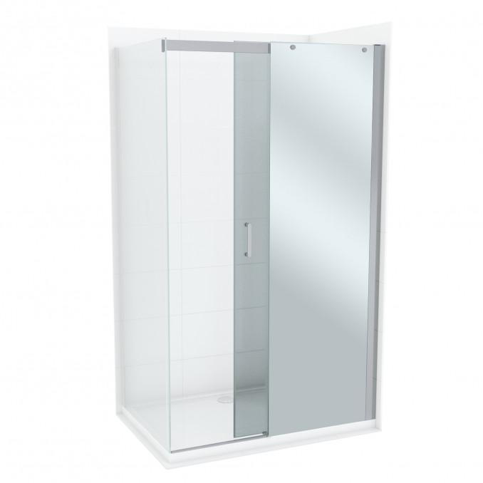 Stakleni paravan COPEN TITAN 1000x1950 staklo 8mm providno sa ogledalom