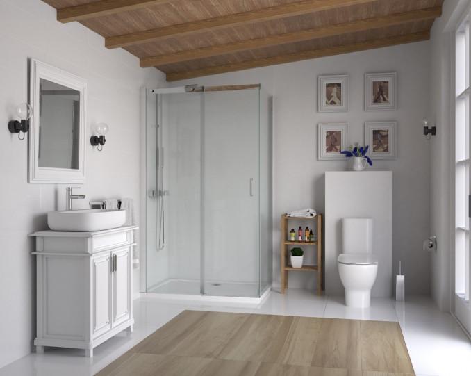 Stakleni paravan COPEN TITAN 1000x1950 staklo 8mm providno 2