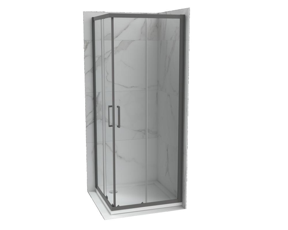 Tuš kabina COPEN ATLAS PRO 800x800x1950 gunmetal, staklo 6mm providno