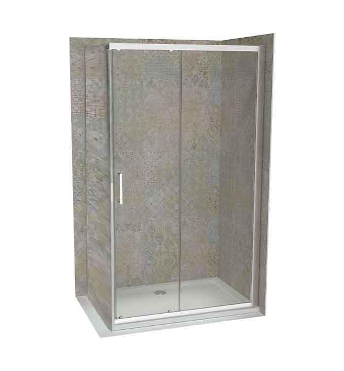 Stakleni paravan COPEN ATLAS PRO 1300x1950 hrom, staklo 6mm providno