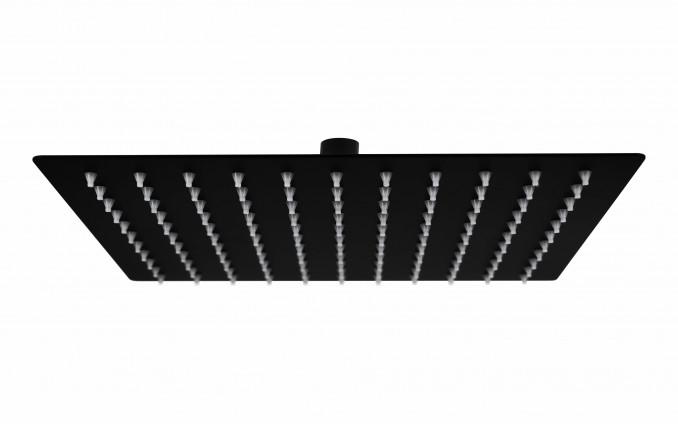 Ruža tuša COPEN 300x300mm mat crna S/S 304
