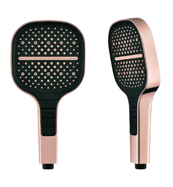 Tuš ručica COPEN 3F 130mm black/rosegold 2