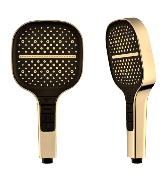 Tuš ručica COPEN 3F 130mm black/gold 2