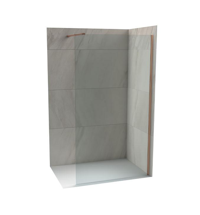 Walk-in COPEN MONTE 1100x2000 8mm staklo, rose gold