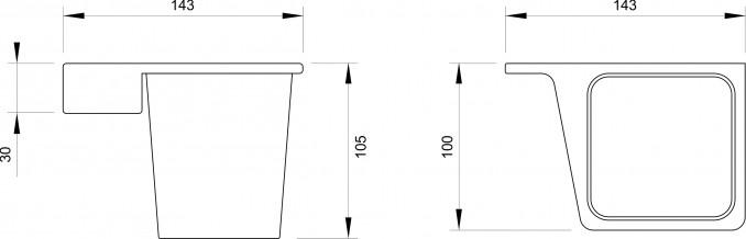 Držač čaše COPEN LINEA 2
