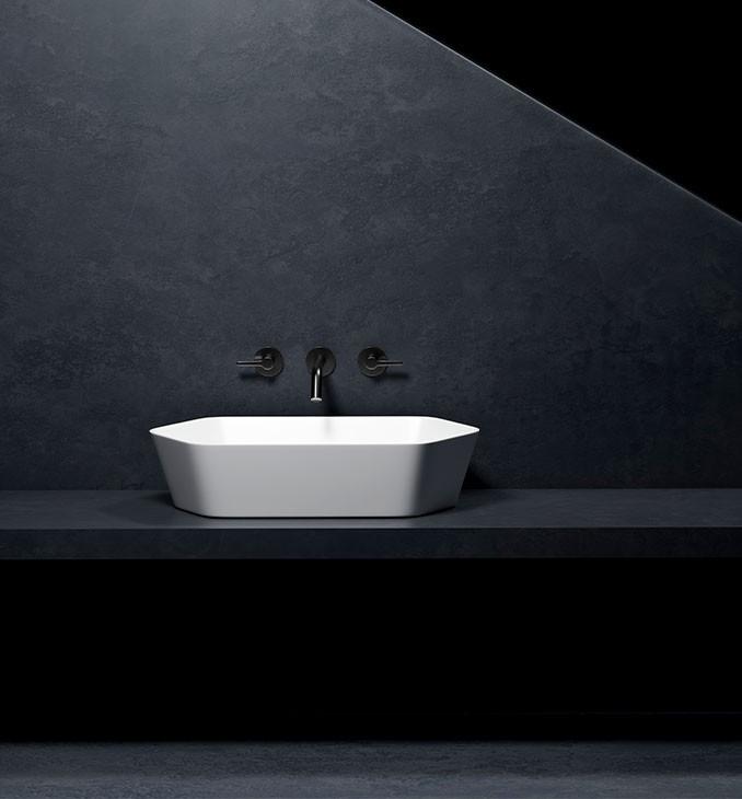 Lavabo COPEN nadgradni 610x360x145 matt white 2