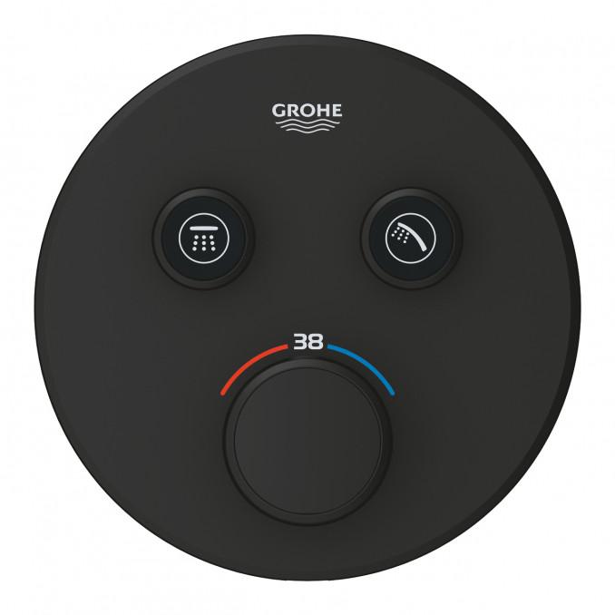 Termostat maska GROHE GROTHERM SMARTCONTROL 2F okrugla phantom black 4
