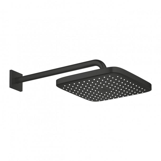 Ruža tuša sa držačem GROHE TEMPESTA CUBE 250, 380mm matte black 3