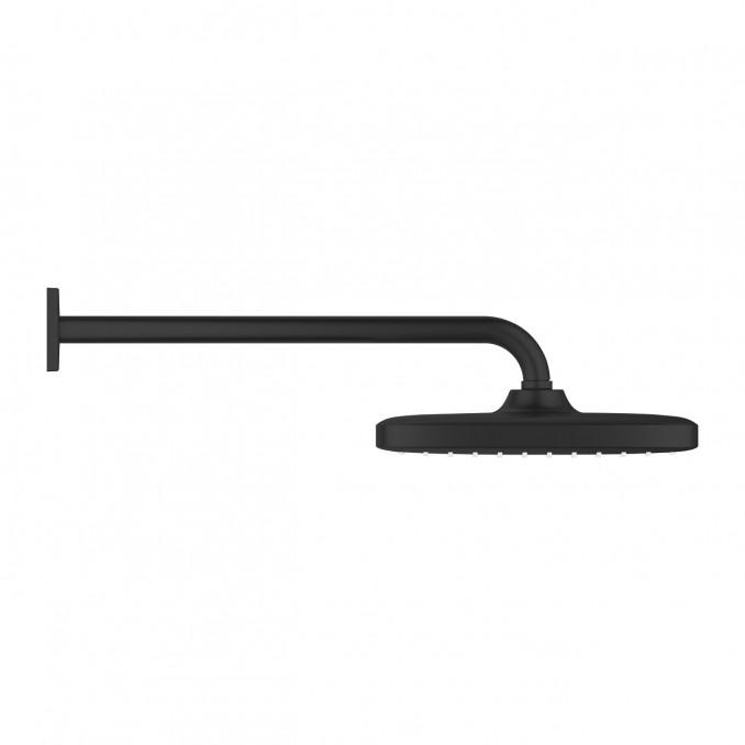 Ruža tuša sa držačem GROHE TEMPESTA CUBE 250, 380mm matte black 4