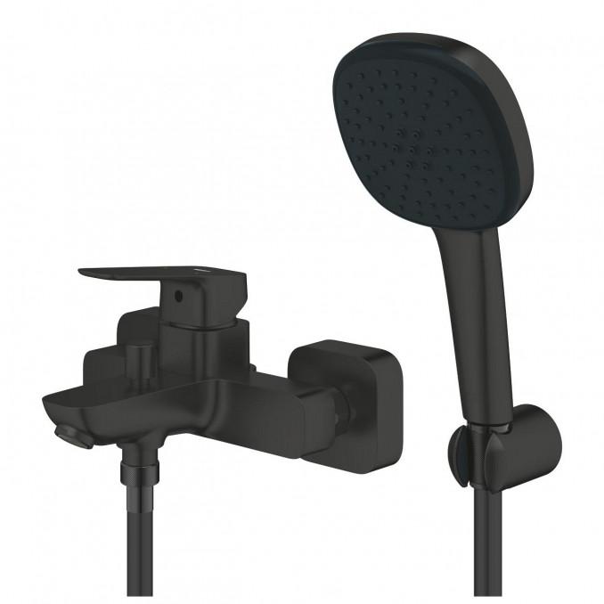 Baterija za kadu GROHE CUBEO sa tuš setom matt black 3