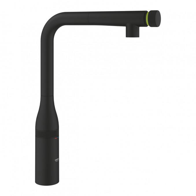 Baterija za sudoperu GROHE ESSENCESMART CONTROL sa izvlačeć. tušem phantom black 3