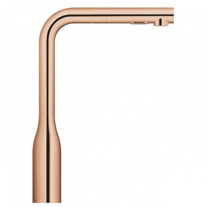 Baterija za sudoperu GROHE ESSENCE L sa izvlačećim tušem 2F warm sunset 3