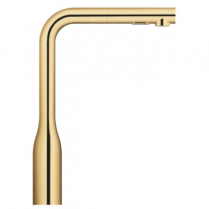 Baterija za sudoperu GROHE ESSENCE L sa izvlačećim tušem 2F cool sunrise 3