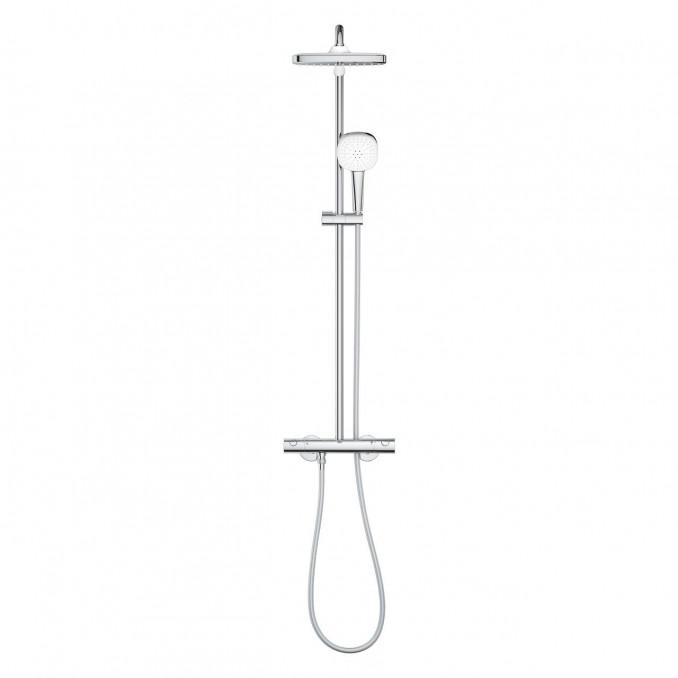 Termostatska baterija sa usponskim tušem GROHE TEMPESTA SYSTEM 250 CUBE 4