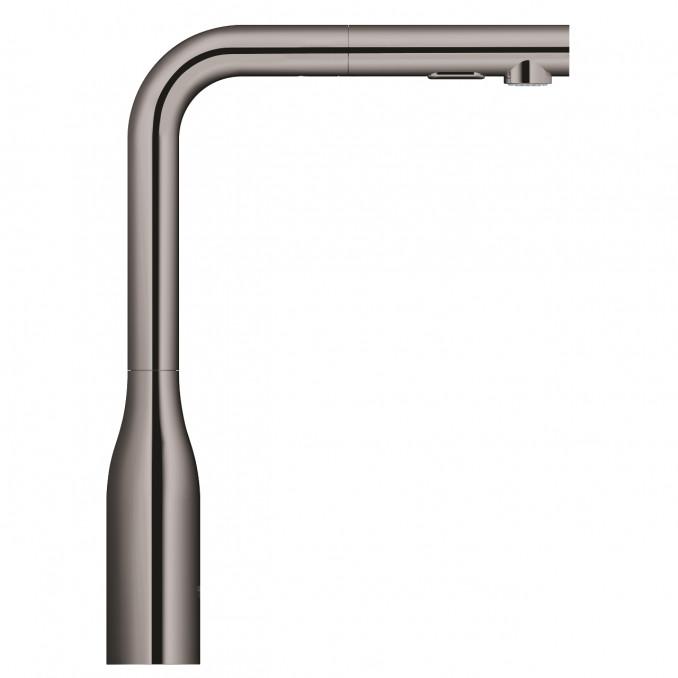 Baterija za sudoperu GROHE ESSENCE L sa izvlačećim tušem 2F hard graphite 3