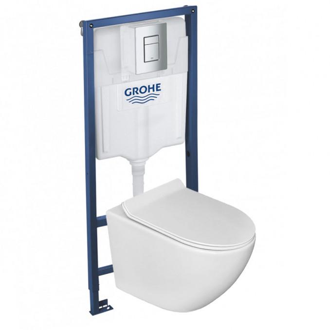 Ugradni vodokotlić GROHE SL 3 u 1 sa OPTIMO rimless šoljom sa daskom soft close