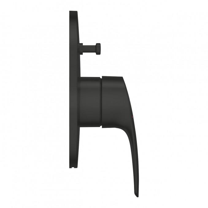 Maska ugradne baterije GROHE EUROSMART sa prebacivačem 2F matte black 3