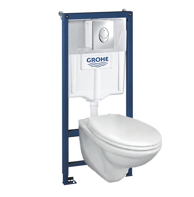 Ugradni kotlić GROHE SL 3u1 sa JIKA PRO šoljom i VISAM KLASIK wc daskom