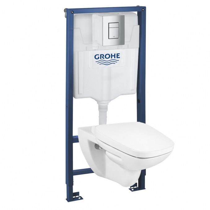 Ugradni kotlić GROHE SL 3u1 sa ROCA DEBA šoljom i DEBA wc daskom