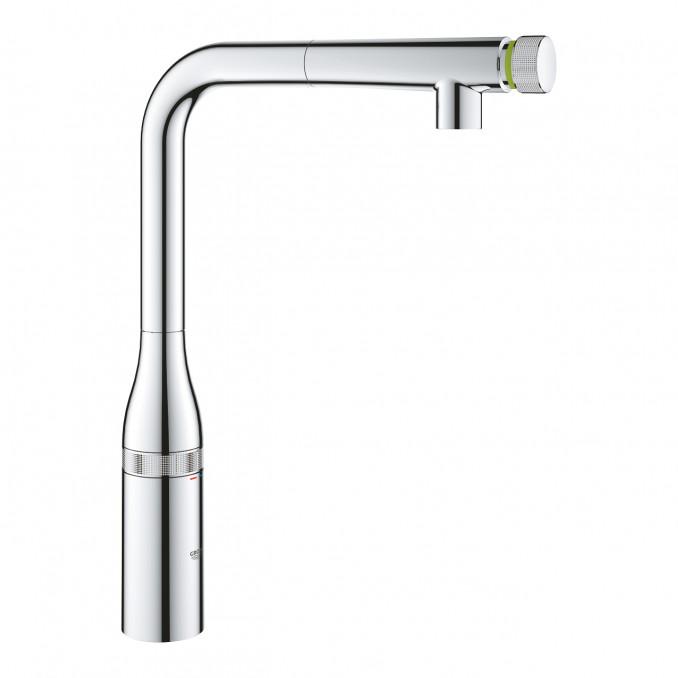 Baterija za sudoperu GROHE ESSENCESMART CONTROL sa izvlačećim tušem 5