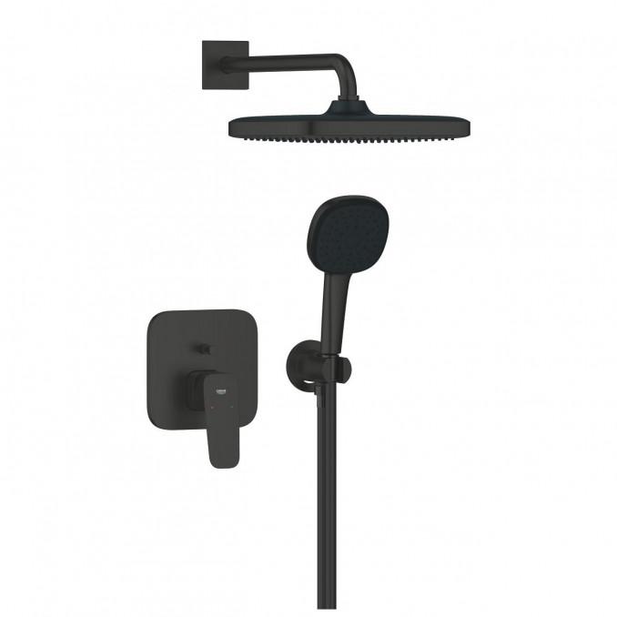 Ugradni set GROHE CUBEO sa Tempesta tuš ružom 250mm 2F matte black 3
